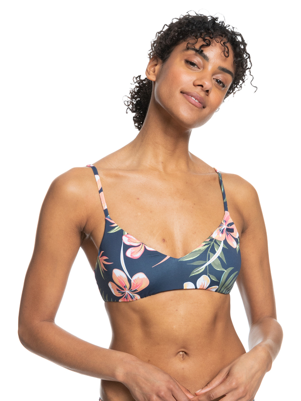 7 Roxy Into The Sun - Triangle Bikini Top for Women  ERJX304973 Roxy