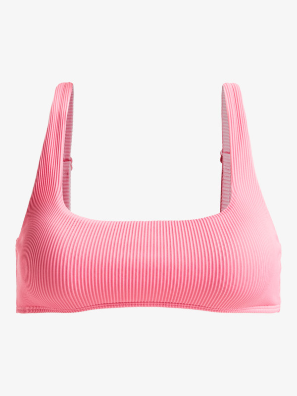 6 Rib ROXY Love The Glassy - Top de biquíni Bralette para Mulher Pink ERJX305206 Roxy