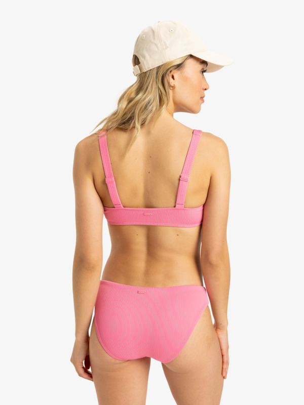 5 Rib ROXY Love The Glassy - Bralette-Bikinioberteil für Damen Rosa ERJX305206 Roxy