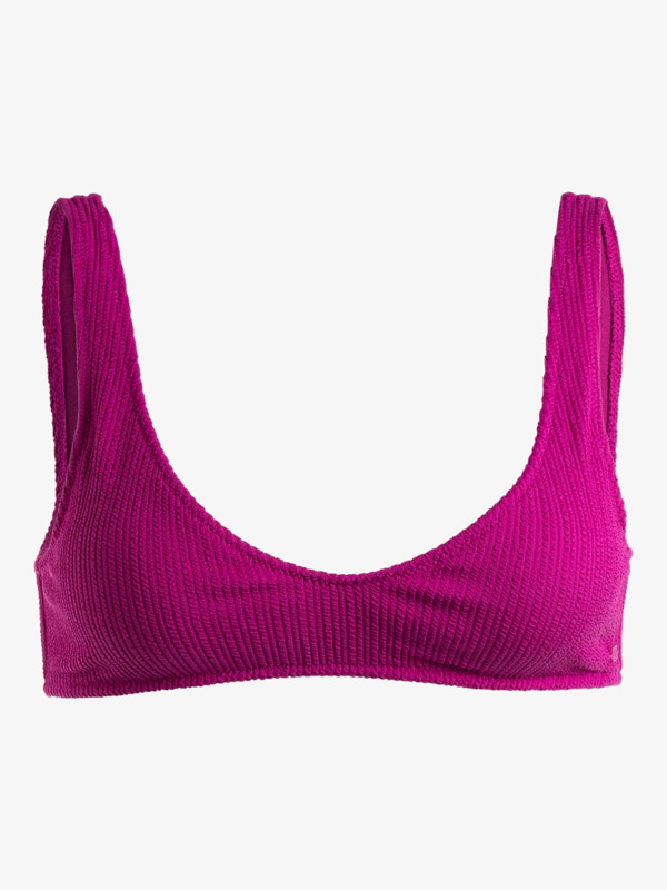 4 Aruba - Top de bikini de cobertura media para Mujer Rosa ERJX305369 Roxy