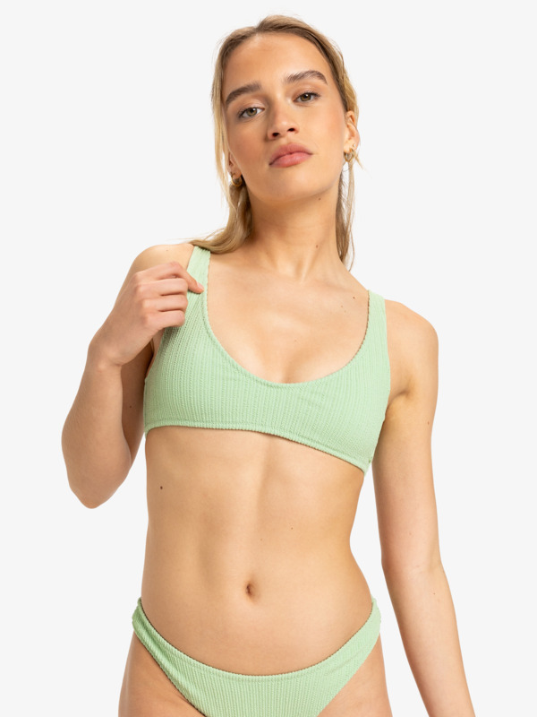 0 Aruba - Bralette bikinitop voor Dames Green ERJX305426 Roxy