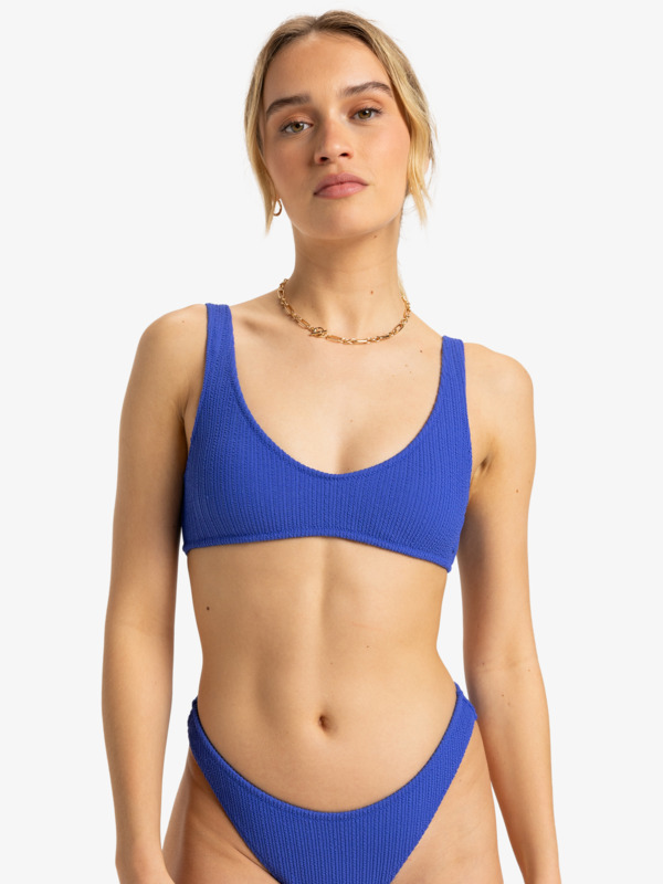 0 Aruba - Top de biquíni Bralette para Mulher Roxo ERJX305426 Roxy