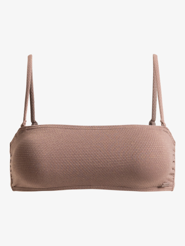 5 Lasca - Top de biquíni Bandeau para Mulher Marrom ERJX305448 Roxy