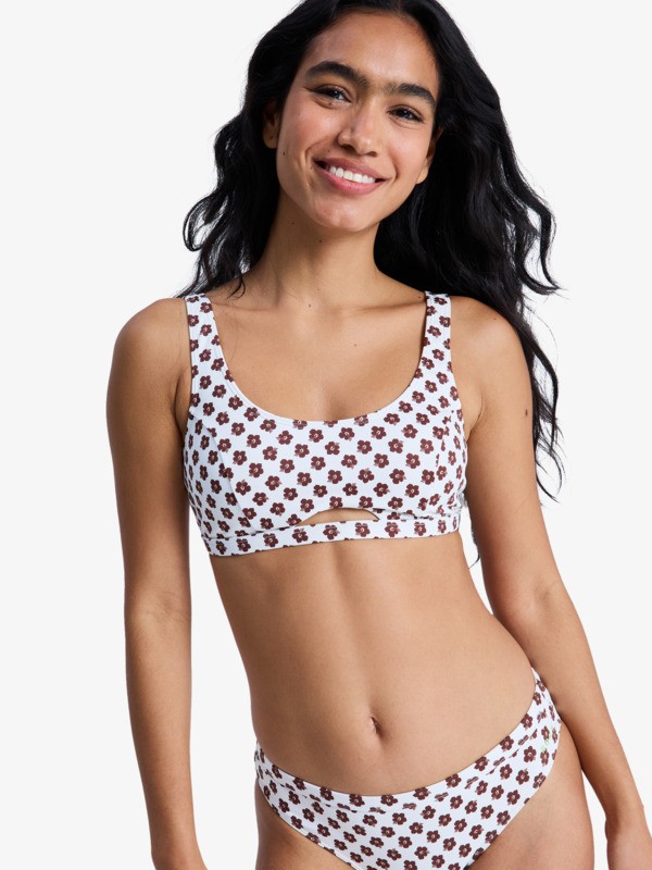 7 Roxy Pro - Bralette Bikini Top for Women White ERJX305482 Roxy