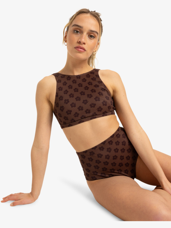 4 Roxy Pro - Crop Top Bikini for Women Brown ERJX305483 Roxy