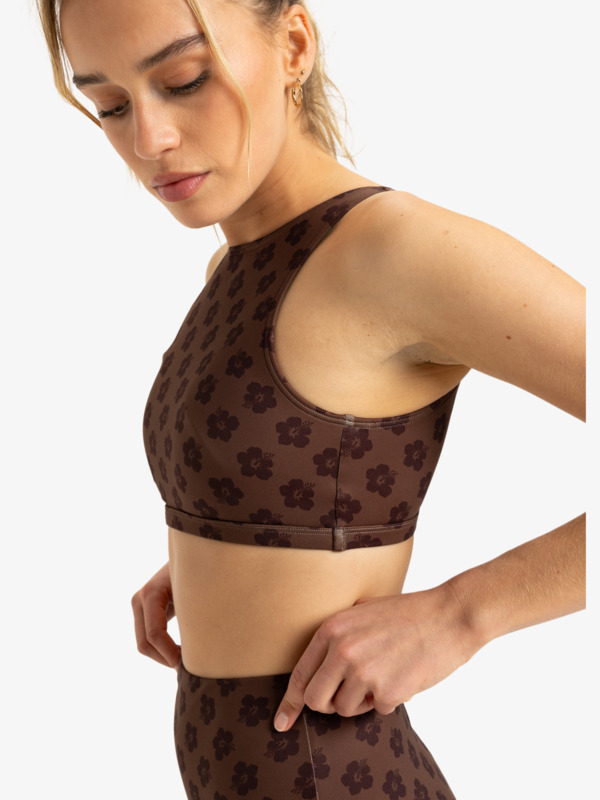 1 Roxy Pro - Crop Top Bikini for Women Brown ERJX305483 Roxy