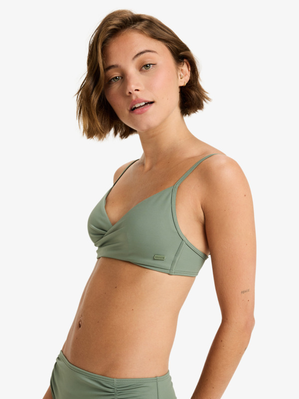 1 Beach Classics - Bralette-Bikinioberteil für Damen Grün ERJX305501 Roxy