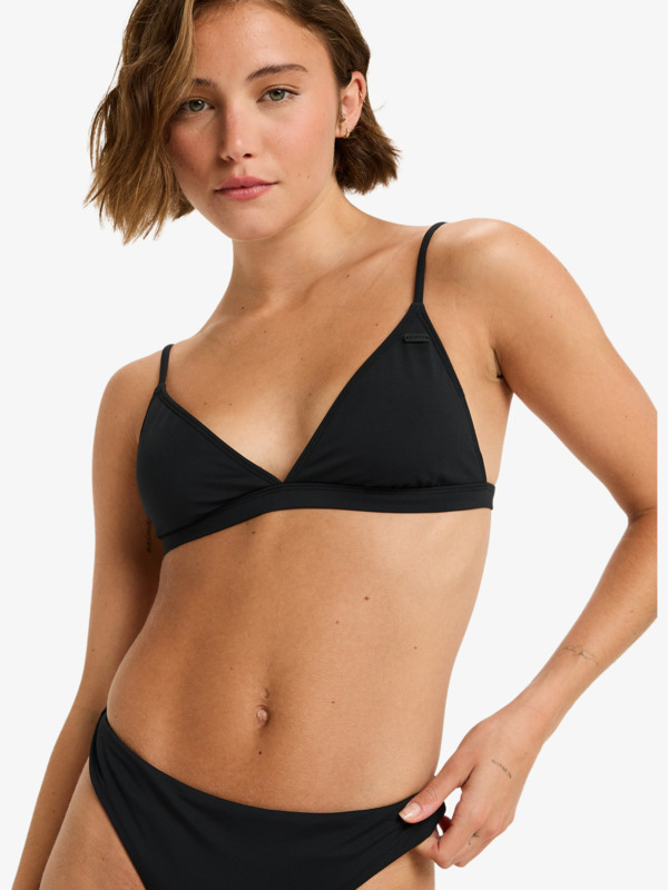 0 Beach Classics - Triangle Bikini Top for Women Black ERJX305502 Roxy