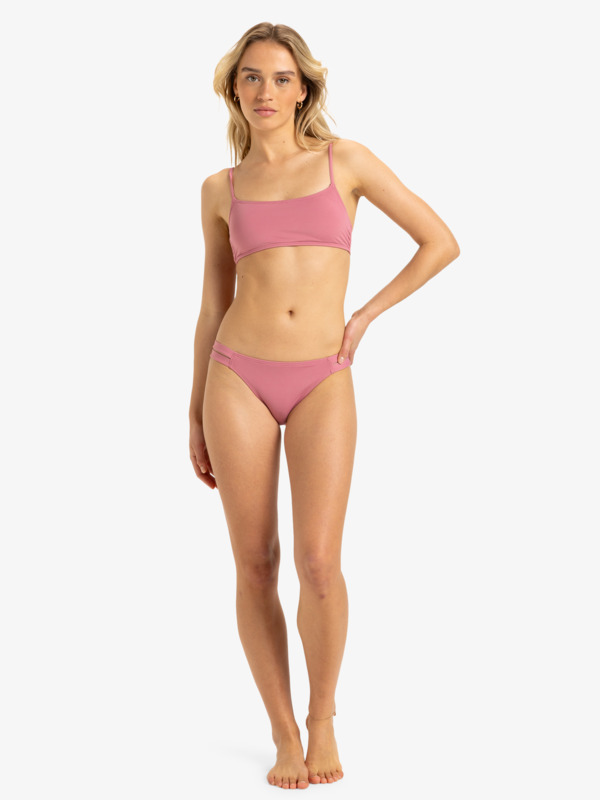 2 Beach Classics - Top de bikini bralette para mujer Rosa ERJX305503 Roxy