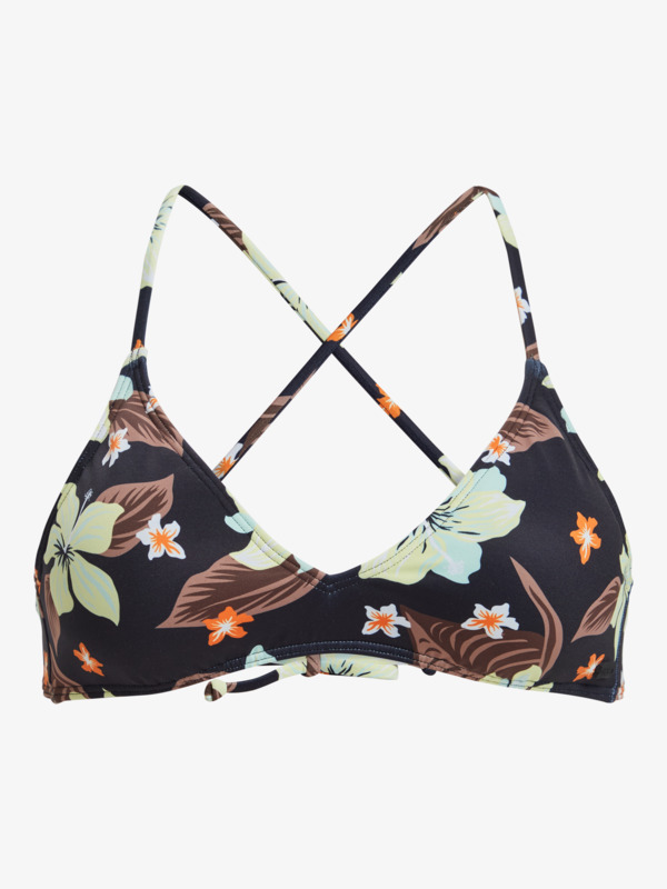 Roxy Beach Classics Bralette Bikini Donna: Top Triangolare Morbido E Riciclato