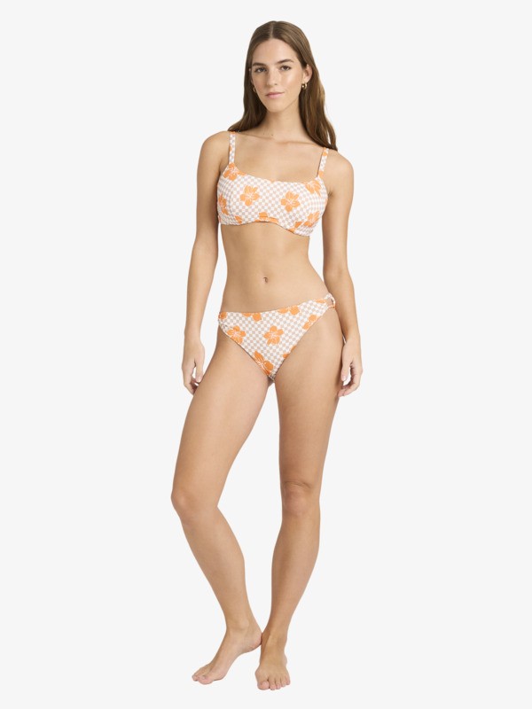 1 Mini Hula - Top de bikini con aros para mujer Marron ERJX305526 Roxy