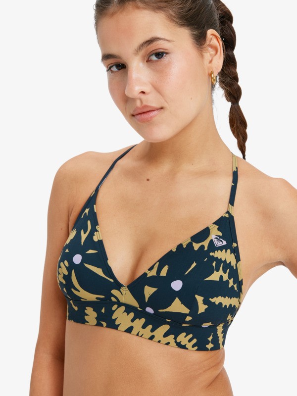 2 Roxy Active Tri - Haut de bikini triangle pour Femme Noir ERJX305569 Roxy