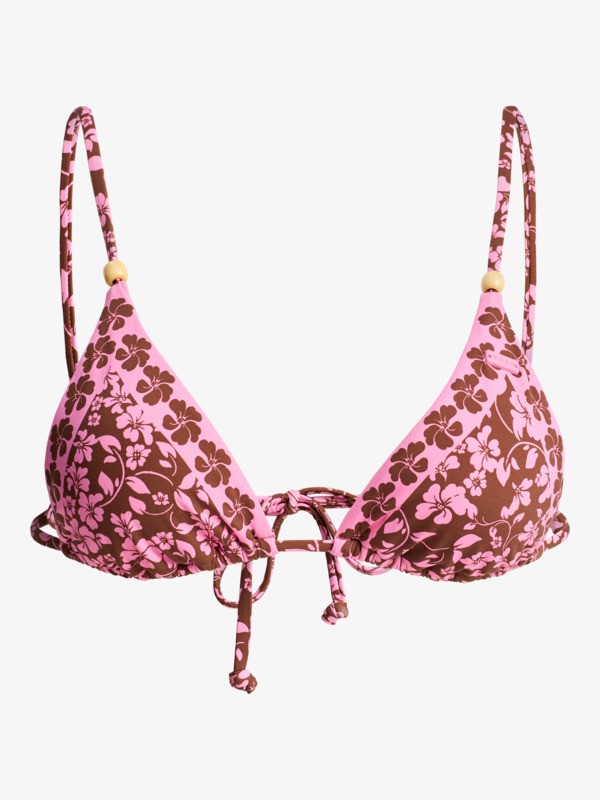 5 Kerlina Tiki Tri - Reggiseno bikini triangolare da Donna Brown ERJX305579 Roxy