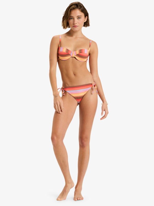 1 Sunset Stripe Uw Bra - Triangle Bikini Top for Women Pink ERJX305586 Roxy