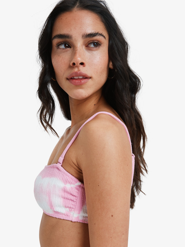 2 Sunrise - Bandeau Bikini Top for Women Pink ERJX305611 Roxy