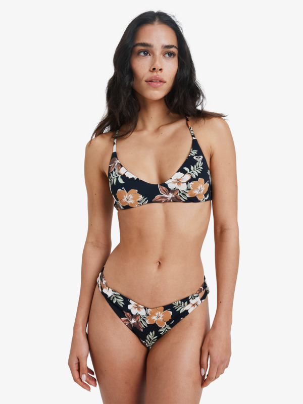 1 Nostalgic Feels - Bralette Bikini Top for Women Brown ERJX305616 Roxy