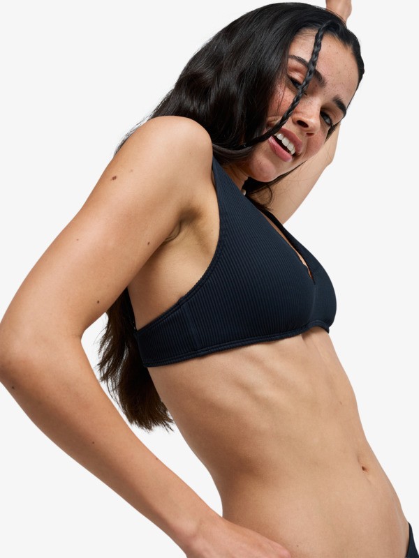 2 Roxy Love - Triangle Bikini Top for Women Black ERJX305628 Roxy