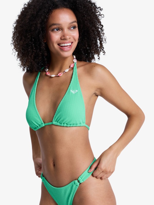 1 Roxy Sunshine Tiki Tri - Triangle-Bikinioberteil für Frauen Grün ERJX305636 Roxy