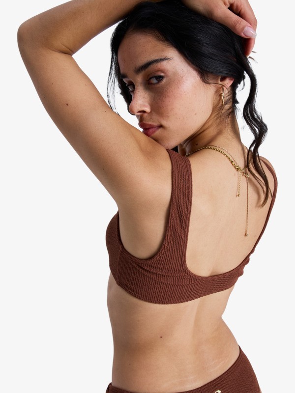 4 Roxy Sunshine - Bralette Bikini Top for Women Brown ERJX305638 Roxy