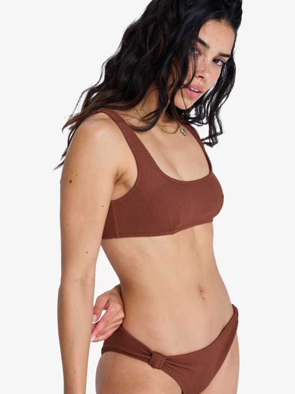 1 Roxy Sunshine - Bralette Bikini Top for Women Brown ERJX305638 Roxy