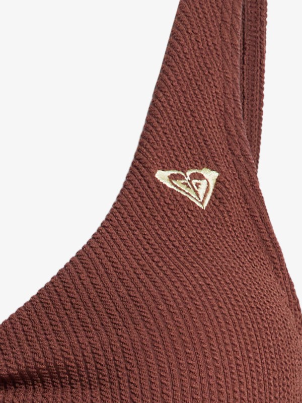 6 Roxy Sunshine - D-Cup Bikini Top for Women Brown ERJX305639 Roxy