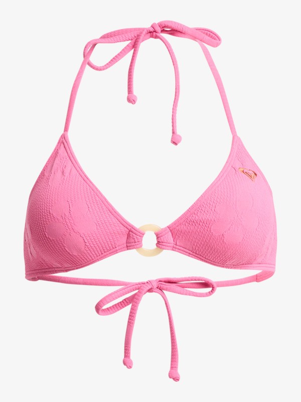 8 Roxy Paradise - Haut de bikini triangle pour Femme Rose ERJX305640 Roxy