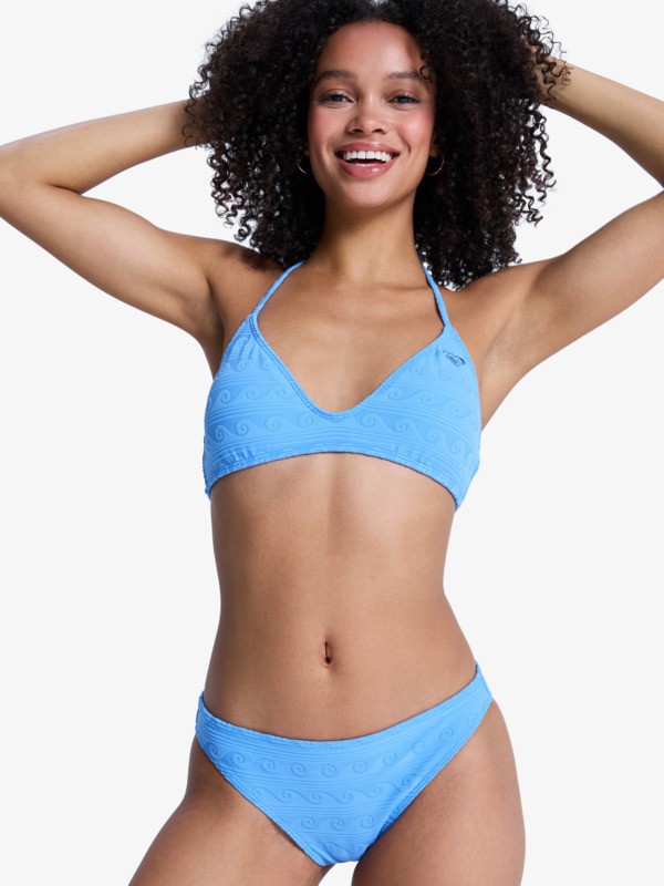 5 Paradise Wave - Haut de bikini triangle pour Femme Bleu ERJX305646 Roxy