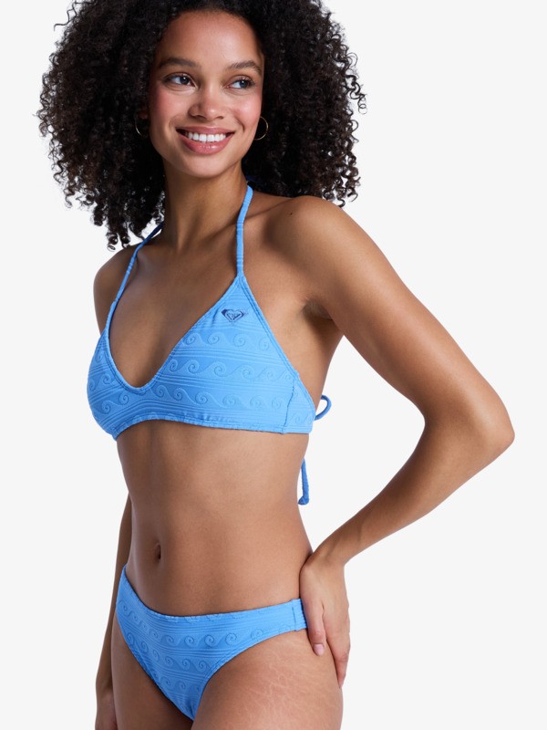 1 Paradise Wave - Haut de bikini triangle pour Femme Bleu ERJX305646 Roxy