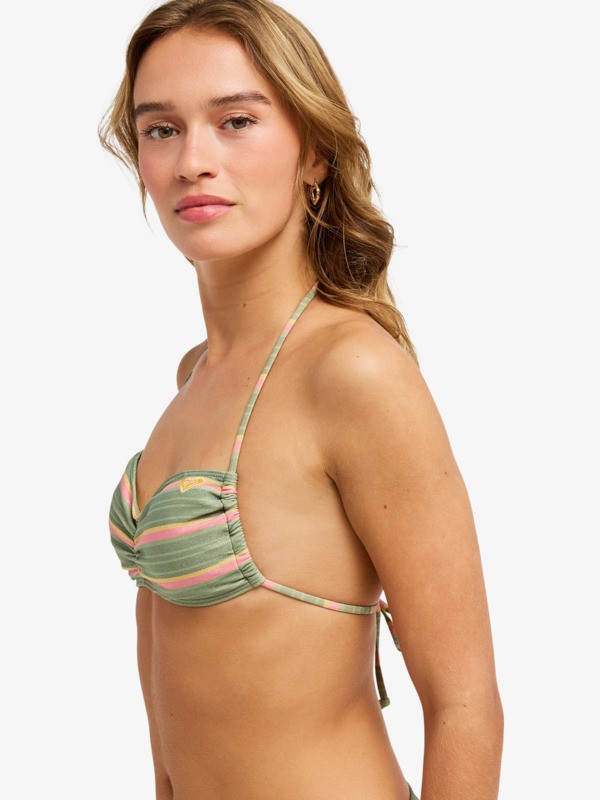 1 Ocean Dreamer - Haut de bikini bralette pour Femme Vert ERJX305656 Roxy