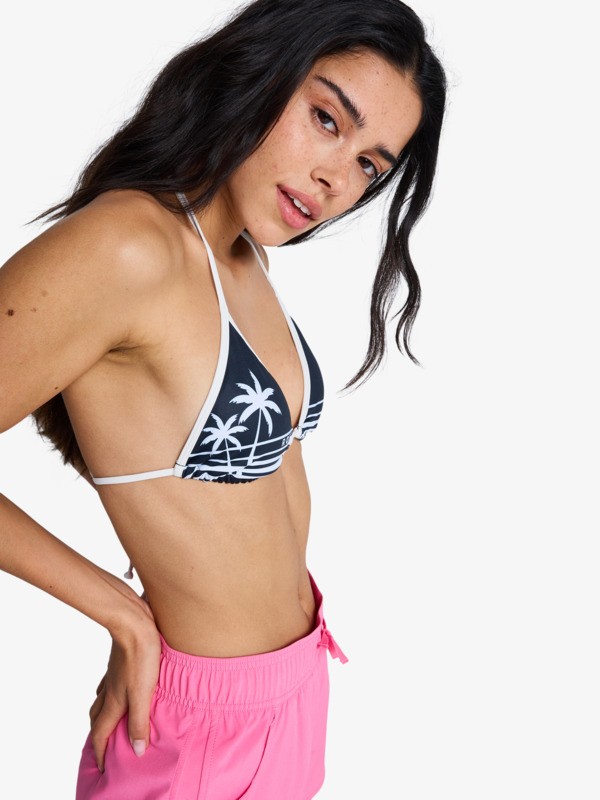 1 The Retro Essentials - Triangle Bikini Top for Women Black ERJX305664 Roxy