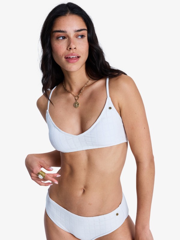 0 Roxy Island - Bralette Bikini Top for Women White ERJX305678 Roxy