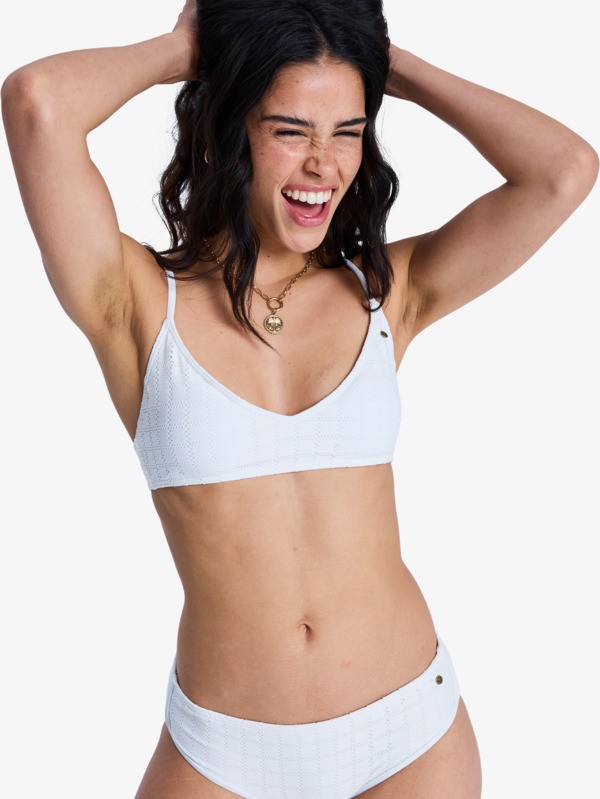 1 Roxy Island - Bralette Bikini Top for Women White ERJX305678 Roxy
