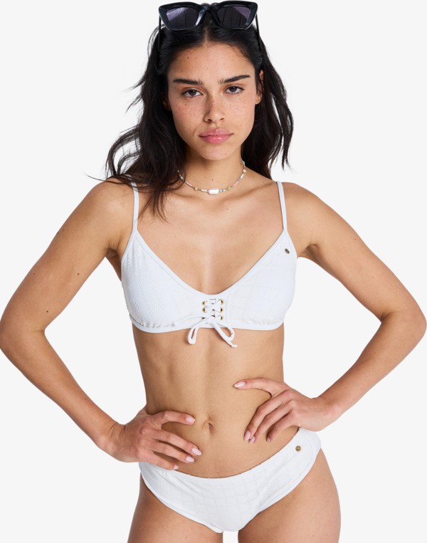 0 Roxy Island - Bralette Bikini Top for Women White ERJX305679 Roxy