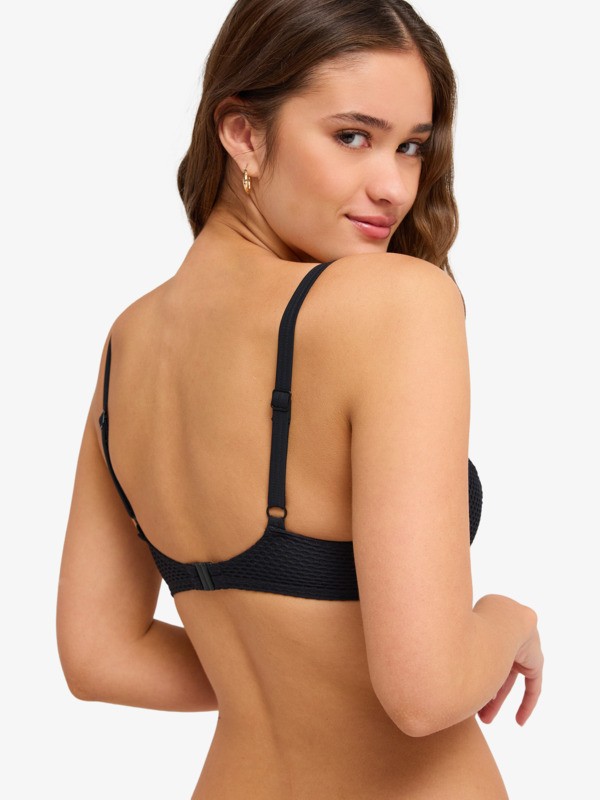 3 Roxy Island - Haut de bikini bonnet D &agrave; armatures pour Femme Noir ERJX305680 Roxy