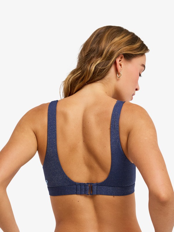 4 Roxy Shine - Bralette Bikini Top for Women Blue ERJX305683 Roxy