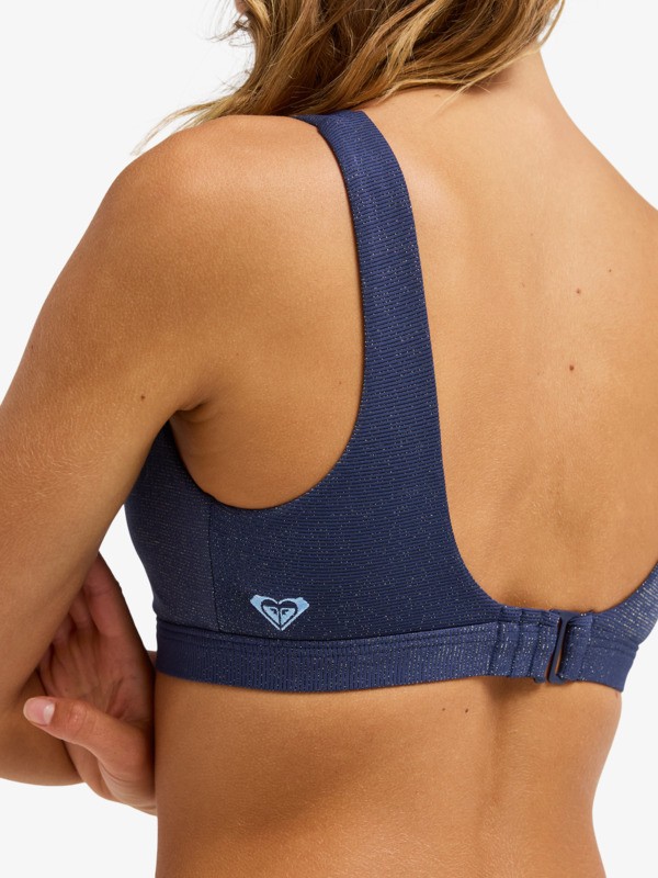 5 Roxy Shine - Bralette Bikini Top for Women Blue ERJX305683 Roxy