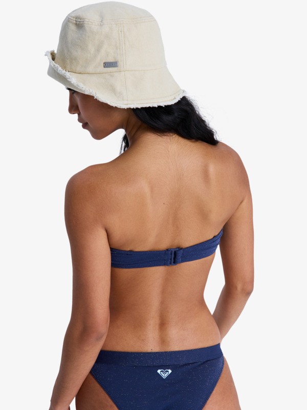 6 Roxy Shine - Bandeau Bikini Top for Women Blue ERJX305684 Roxy