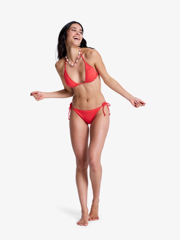 3 Solid Essentials - Parte de cima de biqu&iacute;ni triangular para Mulher Vermelho ERJX305688 Roxy