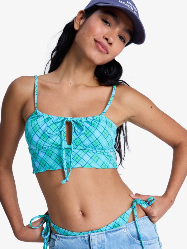 0 Printed Essentials - Bikini-Tanktop für Frauen Grün ERJX305696 Roxy