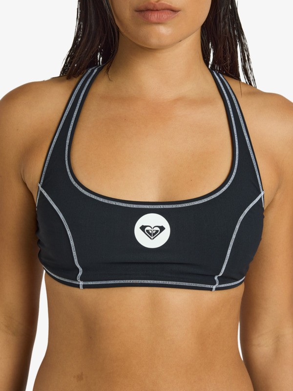6 Roxy Active Bralette Black ERJX305765 Roxy