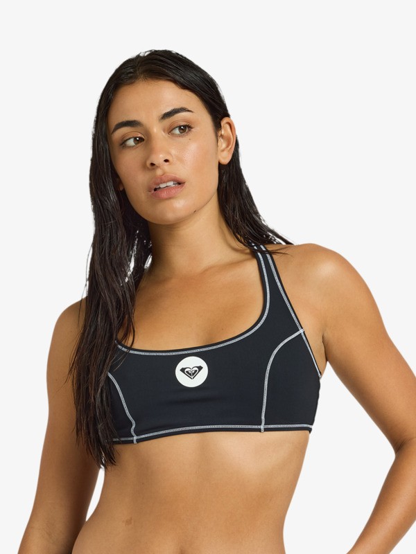 2 Roxy Active Bralette Black ERJX305765 Roxy
