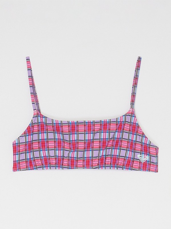 0 Tartan Times Bralette Lilla ERJX305902 Roxy