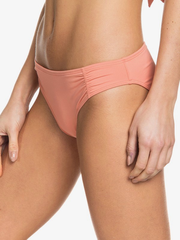 1 Beach Classics - Full Bikini Bottoms for Women Pink ERJX403870 Roxy