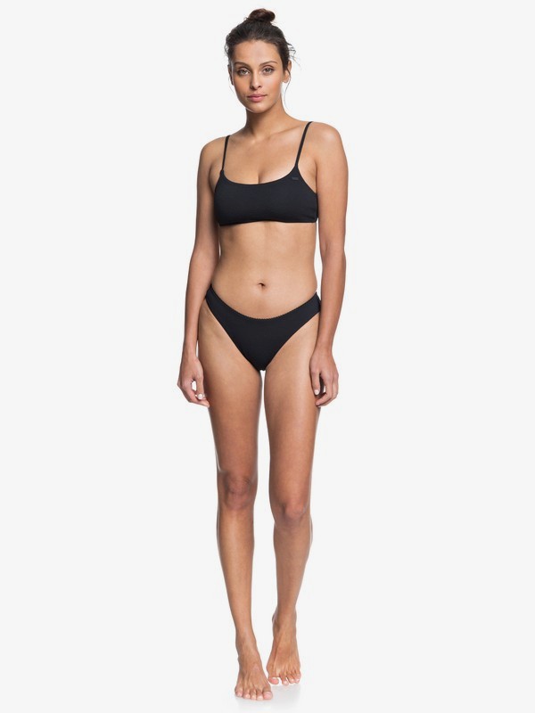 2 Kelia - High Leg Bikini Bottoms for Women Black ERJX403921 Roxy