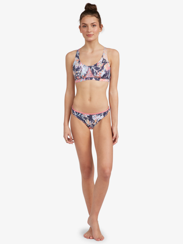 2 ROXY Fitness - Braguita de bikini normal para Mujer Azul ERJX404123 Roxy