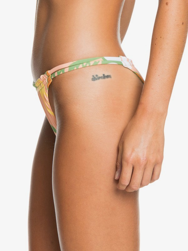 3 Wildflowers - Bas de bikini réversible couvrance mini pour Femme Vert ERJX404144 Roxy