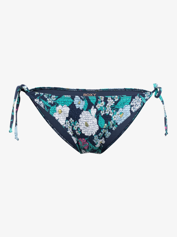 Mutandine Bikini Donna ILUSION Taglia L – Blu Raso, Vita Bassa Con Dettaglio Rete Pesca, Seta Sintetica