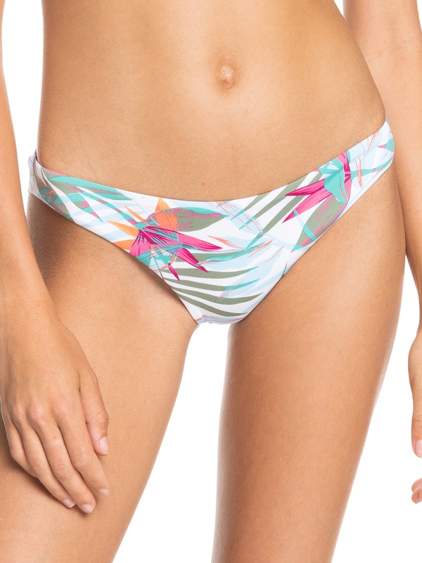 0 Beach Classics - Bas de bikini échancré pour Femme Blanc ERJX404369 Roxy
