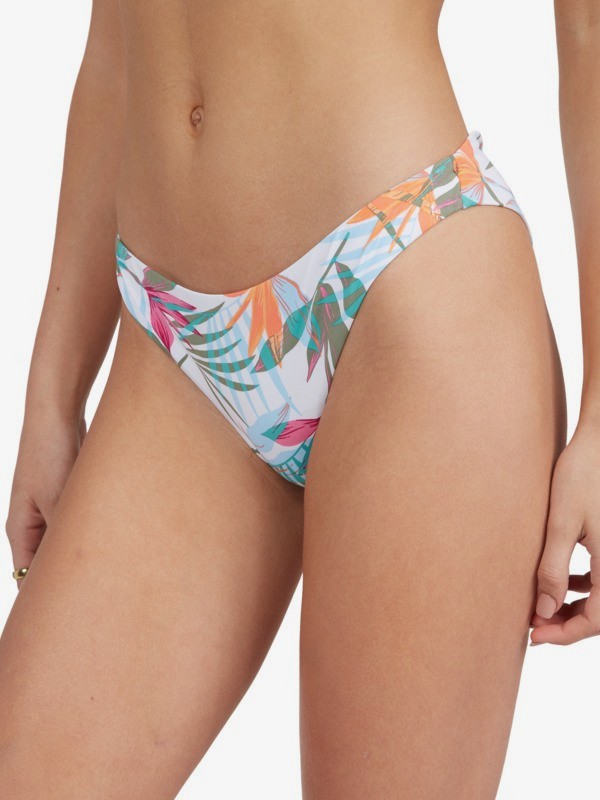 5 Beach Classics - Bas de bikini échancré pour Femme Blanc ERJX404369 Roxy