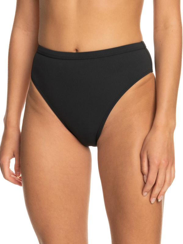 3 Roxy Pro The Backside - Braguita de bikini de cobertura moderada para Mujer Negro ERJX404647 Roxy